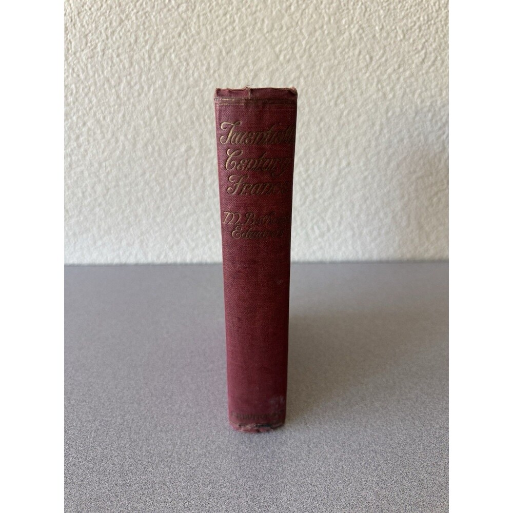 1917 Twentieth-Century France M. Betham-Edwards Antique History Book Illustrated